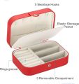 Travel Jewelry Case,Mini Jewellery Box,Portable Jewelry Box Display Storage Case | Fashion Jewellery Organizer Case For Girls. 