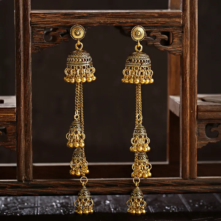 Retro%20bohemian%20style%20elegant%20port%20wind%20chimes%20long%20fringe%20personality%20versatile%20temperament%20show%20face%20thin%20earring%20girl%20-%20Image%203