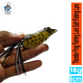 Thunder Frog Fishing Lure Soft Fishing Lure 18g Size 6cm Color Black. 