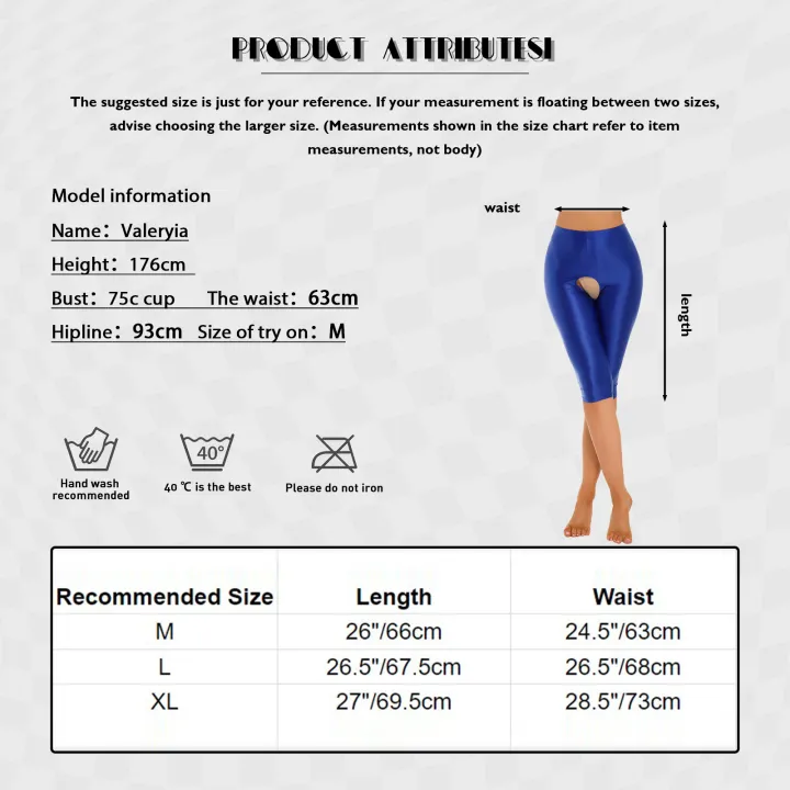 Womens%20Glossy%20Open%20Crotch%20Shorts%20Stretchy%20Smooth%20Elastic%20Waistband%20Leggings%20Slim%20Fit%20Short%20Pants%20Oil%20Shiny%20Boxer%20Shorts%20Panties%20-%20Image%206