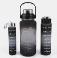 3 in 1 Water Bottle With Time Mark. 