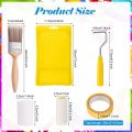 7Pcs Mini Foam 2 Inch Small Roller Paint Brush. 