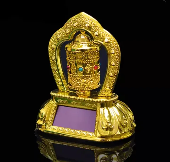Gold%20Colour%20Solar%20Rotating%20Latest%20Tibetan%20Buddhist%20Prayer%20Wheel%20for%20Cars%20Dashboards%20-%20Image%203