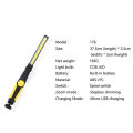 OYPFXMI Magnetic Usb Rechargeable Portable Inspection Work Light Cob Flashlight Hook Hanging Lamp Rechargeable Cob Led Slim Worklight For Home Garage Car Emergency（Yellow). 
