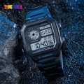 SKMEI 1335 Double Time Digital Chronograph Stainless Steel Water Resistant Watch For Men. 