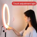 Diameter Ring Light For Professional Video Maker- With 5208 Tripod Stand, Cell Phone Holder Dimmable 3 Light Modes For Live Stream, Makeup, Facebook, Youtube, Instagram,Tiktok, Twitter. 