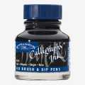 Winsor & Newton Calligraphy Ink Bottle, 30ml, Black. 