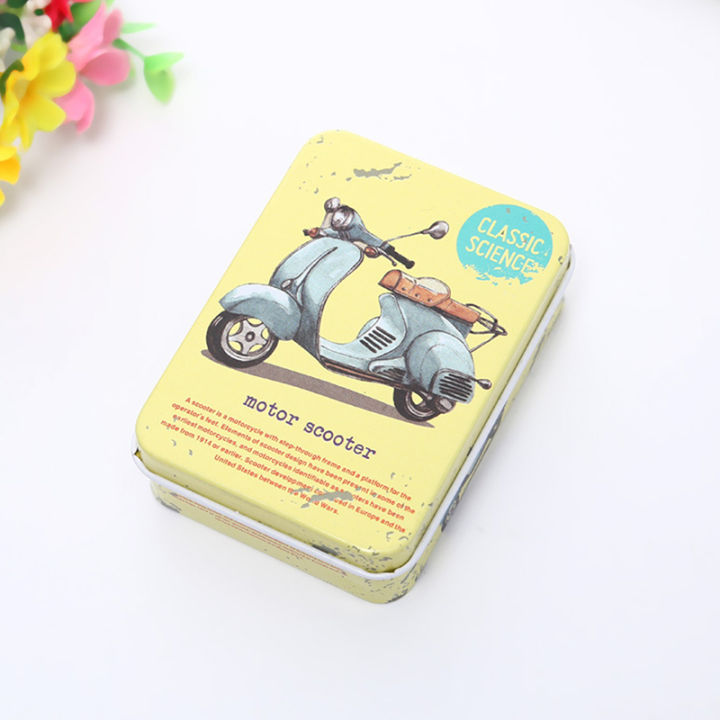 Mini Tin Box Metal Empty Tins With Lid Portable Rectangular Small Storage Container Candy Pill Cases For Home Organizer