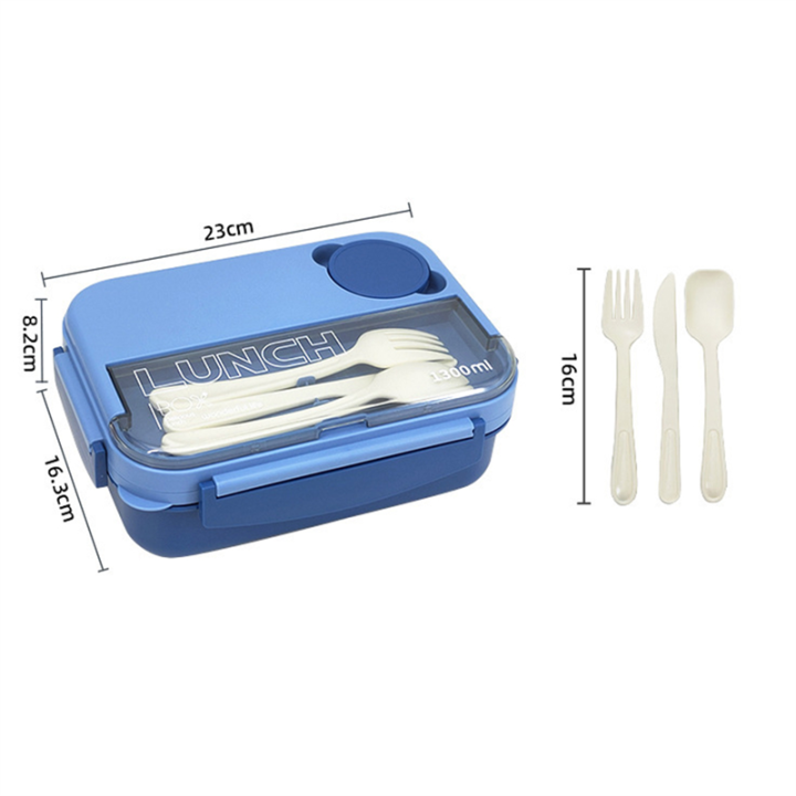Bento%20Box,%20Lunch%20Box%20Kids,%20Bento%20Lunch%20Box%20for%20Kids/Toddler/Adults,%201300ML-4%20Compartment%20Bento%20Box%20Adult%20Lunch%20Box%20Easy%20to%20Use%2023x16.3cm%20Blue%20-%20Image%204