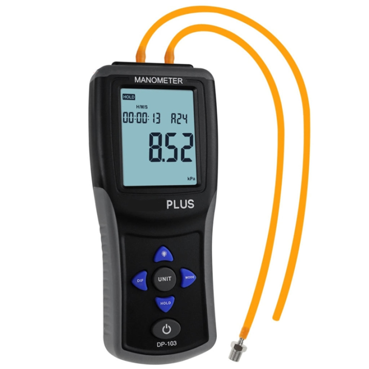 Hand Manometer Manometer Digital Electronic Handheld Differential Pressure Gauge ...