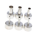 OYPFXMI 6 PCS 858 Universal Hot Air Nozzle Round Mouth Nozzle for Air Pump Type Hot Air Desoldering Station Accessories. 