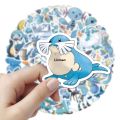 Linman 10/30/60PCS Blue Cute Pokemon Anime Stickers Decal DIY Suitcase【2025 Version】 Laptop Scrapbook Phone Guitar Graffiti Cartoon Sticker Kids Toy. 