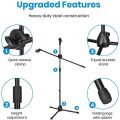 Portable K13 Microphone Long Stand | Heavy Duty Tripod Stand with Holder for Wireless Mic. 