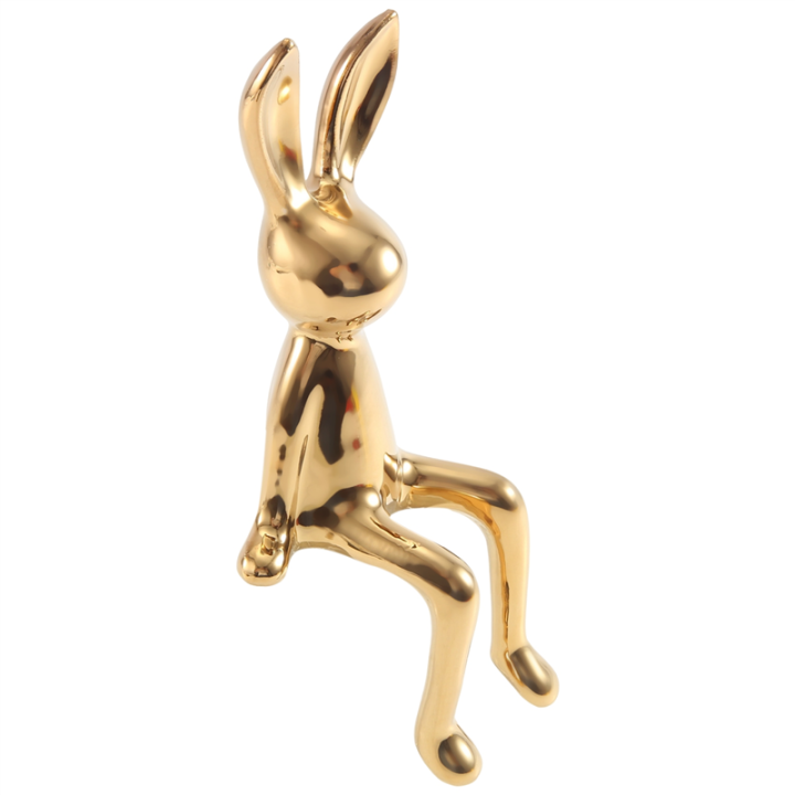 Statues%20Ceramic%20Crafts%20Shiny%20Modern%20Nordic%20Animal%20Figures%20Decorative%20Ornament%20Animal%20Figures%20Easy%20Install%20Easy%20to%20Use%20Gold%20-%20Image%202