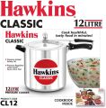 Hawkins Classic Pressure Cooker (CL12) 12 L Capacity (Aluminium). 