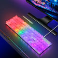KB101 Transparent Gaming Keyboard with RGB Light. 
