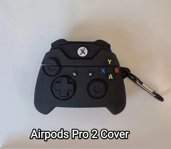 Hard%20Silicone%20Cover%203D%20Game%20Controller%20Design%20Case%20Compatible%20with%20Apple%20AirPods%20Pro%20-%20Black%20-%20Image%206