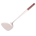 fasdaga 2X Wok Spatula and Ladle,Skimmer Ladle Tool Set, 17Inches Spatula for Wok, 304 Stainless Steel Wok Spatula. 