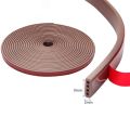 6M D/I Type Self-adhesive Silicone Rubber For Door Window Weather Stripping Sealing Strip Draught Excluder. 