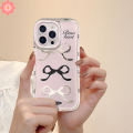 Doodle Wave Point Creative Cute Knot Case for Redmi Note 13 12 9 8 10 9s 11 Pro Redmi 13 9C NFC A3 13C 9A 10A 12 12C Max Poco X6 C65 M6 C55 Luxury Mirror Soft Case. 