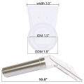 NCANRUI Upholstery Carpet Cleaning Attachment Hand Wand with Viewing Auto Detailing Vacuum Hand Tool Small. 