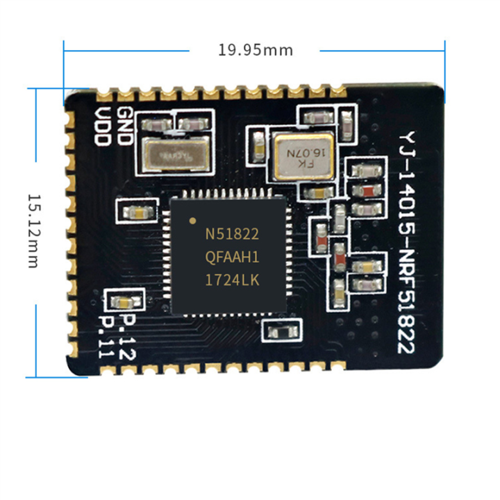 NRF51822 Core51822 BLE 4.0 Bluetooth 2.4G Wireless Module Antenna Board ...