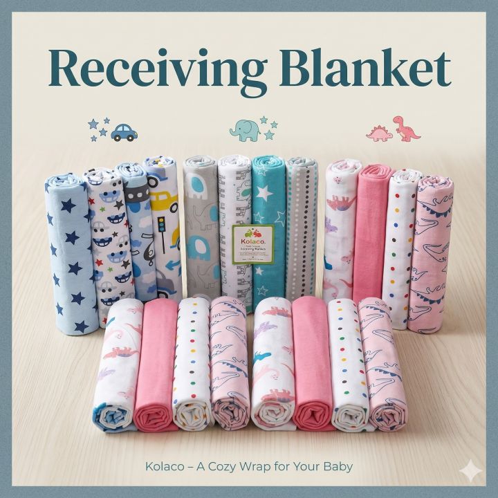 Kidzco Multi-Use Baby Receiving Blanket / Bath Towel