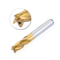 11Pcs Milling Cutters 4-Flute Titanium Coated HSS End Mill Set 1.5-10mm CNC Router Bit for Wood Steel Milling. 
