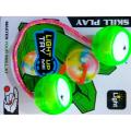 Led Hand Spinner Flash Light Thumb Chucks Skill Ball Control Roll Games. 