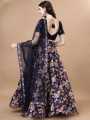 Fabdale Floral Print Lehenga Choli with Dupatta | Wedding & Festive Wear (TRVT-006). 