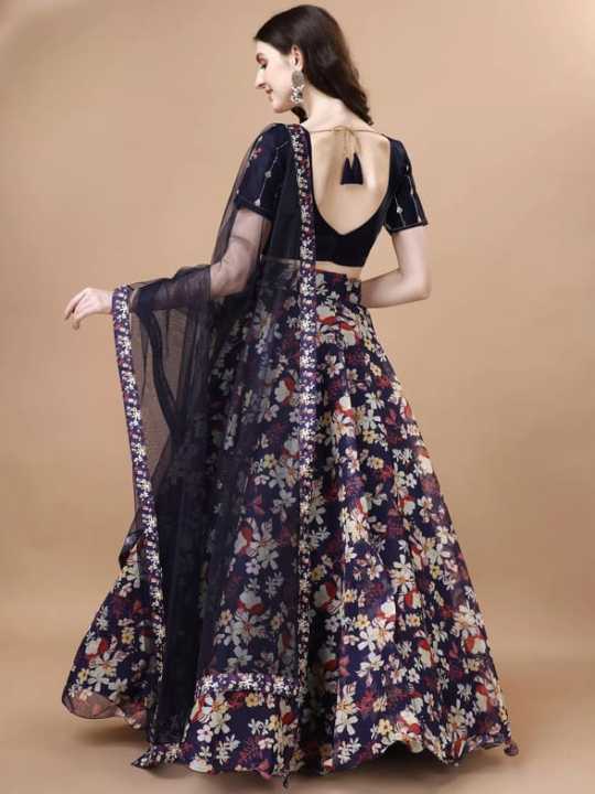 Fabdale%20Floral%20Print%20Lehenga%20Choli%20with%20Dupatta%20%7C%20Wedding%20&%20Festive%20Wear%20(TRVT-006)%20-%20Image%202