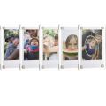 5pcs Gift Acrylic Fridge Magnetic Photo Frame Transparent Double Sided Card Display Frame Reusable Wide Use Refrigerator Magnet Picture Frame for Instant Photo. 