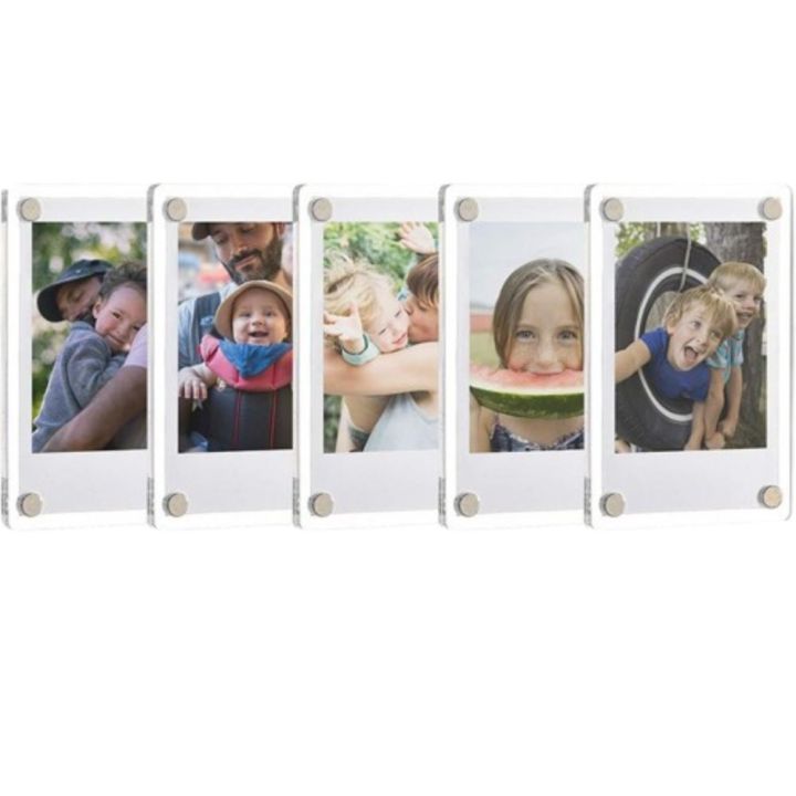5pcs%20Portable%20Acrylic%20Fridge%20Magnetic%20Photo%20Frame%20Transparent%20DIY%20Card%20Display%20Frame%20Lightweight%20Double%20Sided%20Refrigerator%20Magnet%20Picture%20Frame%20for%20Instant%20Photo%20-%20Image%209