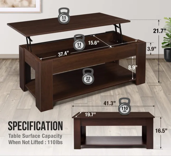 Lift%20Top%20Coffee%20Table%20with%20Storage,%20Lift%20Top%20Table%20for%20Living%20Room,%20Rising%20Coffee%20Table%20Hidden%20Compartment,%20Laptop%20Stand%20Comfortable%20Ergonomic%20Open%20Shelf%20in%20Brown%20-%20Image%204