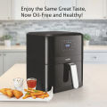 Glen Air Fryer, 6.0 Litre Digital Controls, 7 Pre Set Menu Timer, Temperature Control, 1500W -Black, 1 Year Warranty (SA-3042DBL). 