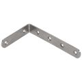 FORIDE 4X 125X75mm L Shape Stainless Steel Shelf Corner Brace Angle Bracket. 