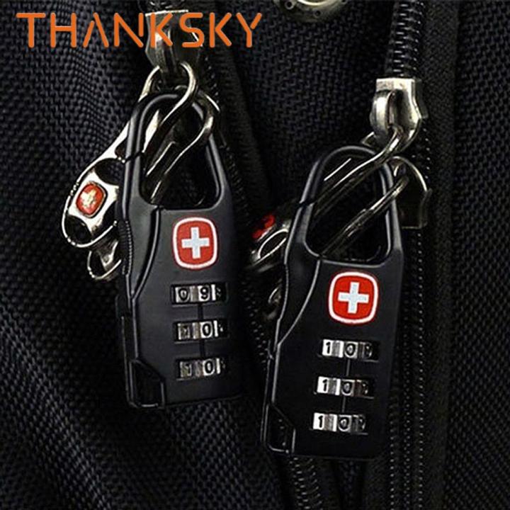 Suitcase Portable Alloy Lock Mini Lock Number Lock Luggage Lock Safe ...