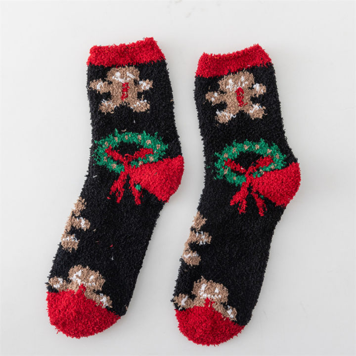 2025%20Slipper%20Socks%20Women's%20Elk%20Old%20Man%20Plush%20Sleep%20Socks%20Fluffy%20Home%20Coral%20Velvet%20Socks%20Floor%20Christmas%20Socks%20Zynova%20-%20Image%207