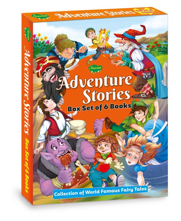 Adventure Stories Box Set of 6 Books By Sawan