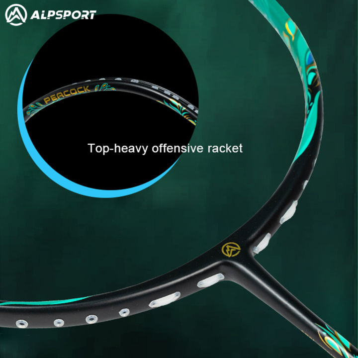 ALP%20Peacock%204U%20Premium%20Full%20Carbon%20Fiber%20Head-Heavy%20Offensive%20Racket%20for%20Advanced%20Players%20and%20Professionals%20100%25%20Original,%20Supports%20Custom%20Weight%20(24-34%20lbs),%20High-End%20Custom%20Racket%20-%20Image%206