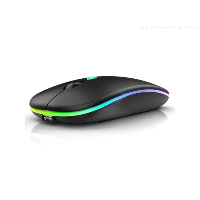 W10 Wireless Rechargeable Bluetooth Gaming RGB Mouse With Low Latency And Long Battery
