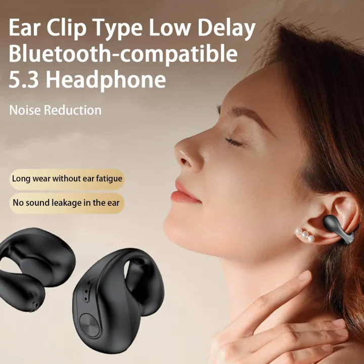 favorable>favorable%20uD83D%20uDD25%20Earbuds%20Compatible%20Bluetooth%20Bone%20Ear%20Touch%20Noise%20Cancelling%20Connection%20Fast%20IPX7%20Wireless%20Earbuds%20Waterproof%20Clip-on%20Transmission%20for%20iOSAndroid%20Connector%20-%20Image%204