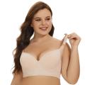 GUUDIA Back Smooth Out Shaper Bra Plus Size Wide Band Bras Shapewear Back Fat Smooth Underwear Top Breast Shapers F Cup 3019. 