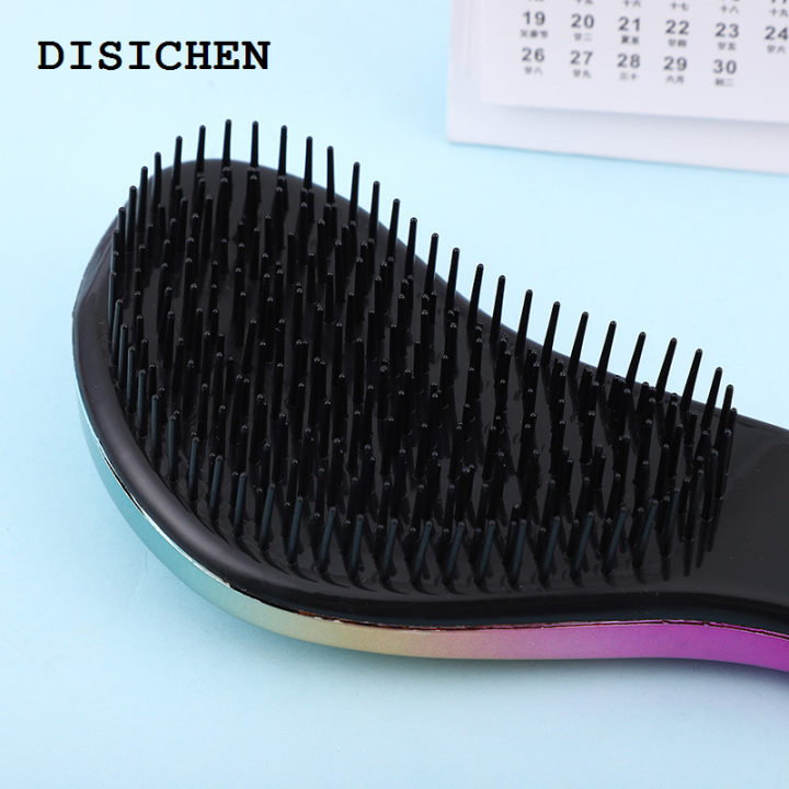 DISICHEN%20Fashion%201pc%20Magic%20Anti-static%20Hair%20Brush%20Handle%20Plastic%20Electroplate%20Comb%20Shower%20Shampoo%20Massage%20Comb%20Salon%20Hair%20Styling%20Tools%20-%20Image%205