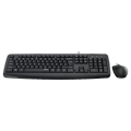 Rapoo NX1600 Wired Optical Mouse and Keyboard Combo - Black | Nagmani International. 