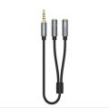Aux Cable Type B 3.5MM Audio Cable Jack Headphone  Microphone. 