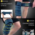 Knee Wraps Pair for Squats, Gym, Powerlifting, Weightlifting for Men and Women. 