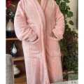 Multicolour Unisex Micro-Fiber Bathrobe/Spa Robe (Color May Vary). 