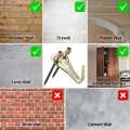 fasdaga 40 Pack 50 Lbs Picture Frame Hangers Hooks with Nails, Heavy Duty Plaster Wall Pro Photo/Heavy Mirror Hanging Kit. 