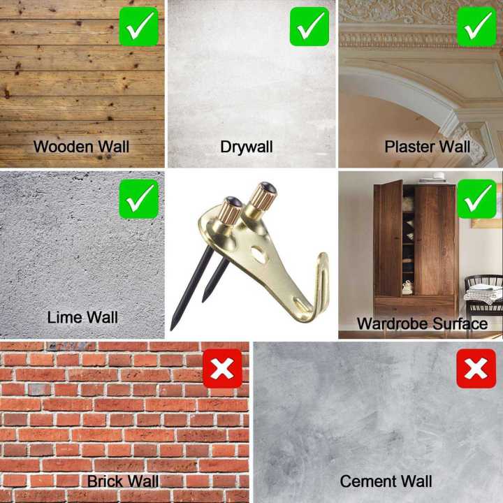 fasdaga%2040%20Pack%2050%20Lbs%20Picture%20Frame%20Hangers%20Hooks%20with%20Nails,%20Heavy%20Duty%20Plaster%20Wall%20Pro%20Photo/Heavy%20Mirror%20Hanging%20Kit%20-%20Image%205